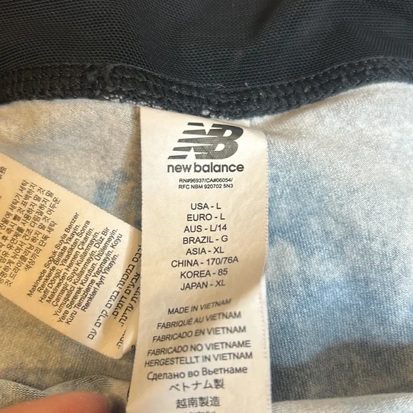 New Balance Multicolored Mesh Leggings - Picture 12 of 13